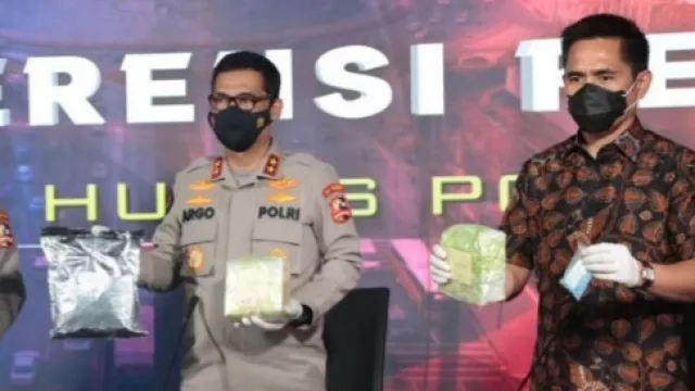 Sadis Penyelundupan 353 Kg Sabu Internasional Digagalkan Polri